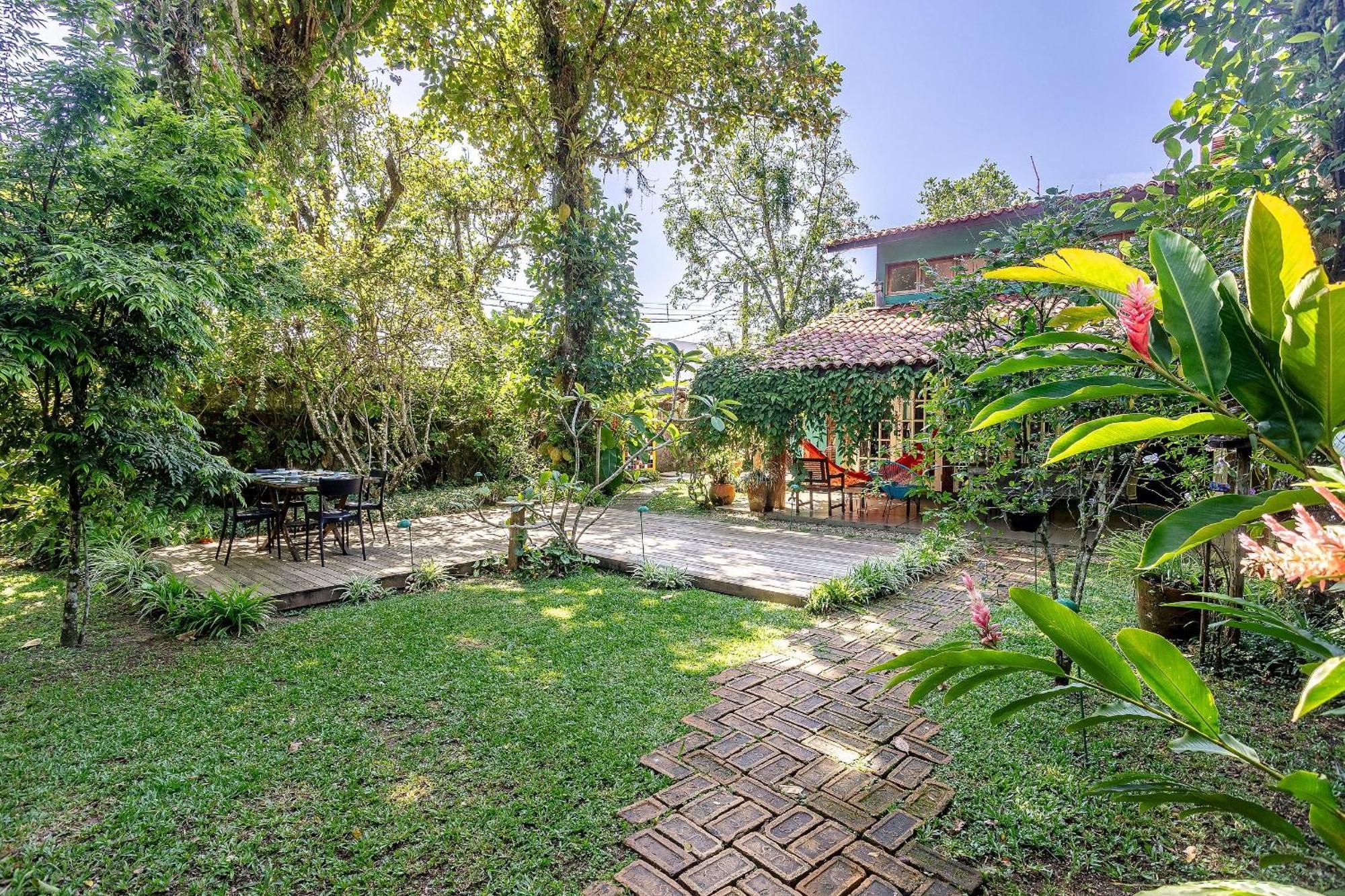 Casa Dos Passaros Na Areia A 20M Da Praia Da Baleia Com 3 Suites Com Ar Condicionado, Wifi, Smart Tv, Cozinha Completa E Churrasqueira Sao Sebastiao  Zewnętrze zdjęcie