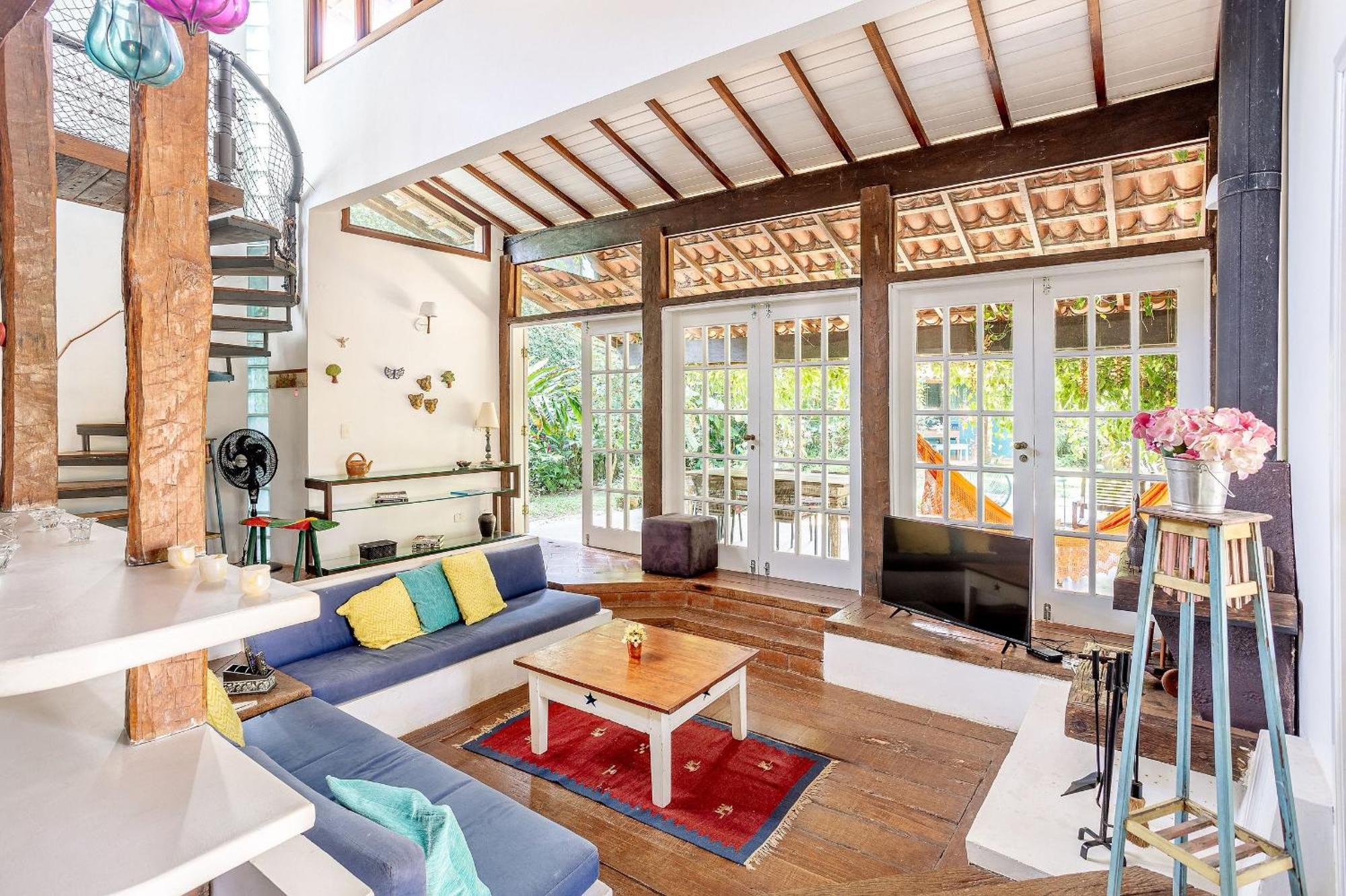 Casa Dos Passaros Na Areia A 20M Da Praia Da Baleia Com 3 Suites Com Ar Condicionado, Wifi, Smart Tv, Cozinha Completa E Churrasqueira Sao Sebastiao  Zewnętrze zdjęcie